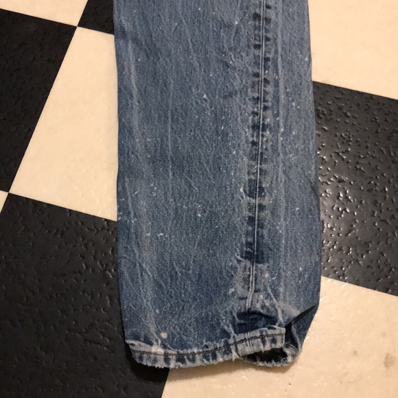 Levi’s Original 501 distressed red tag jeans 38X34 - Picture 6 of 12